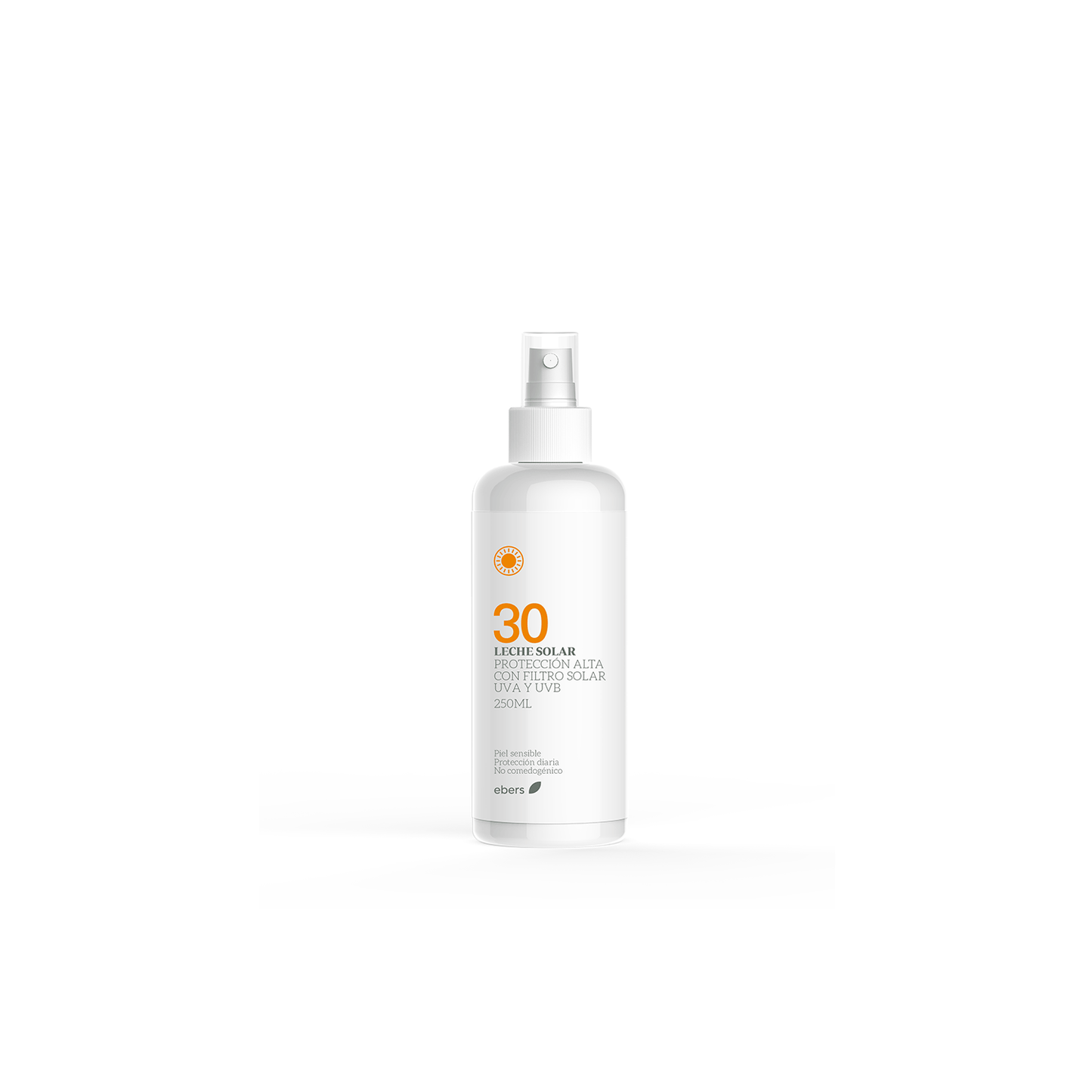 Leche Solar con Aloe Vera Adulto FPS30+ · Ebers · 250 ml ™